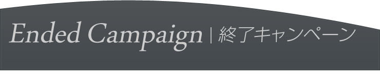 終了キャンペーン